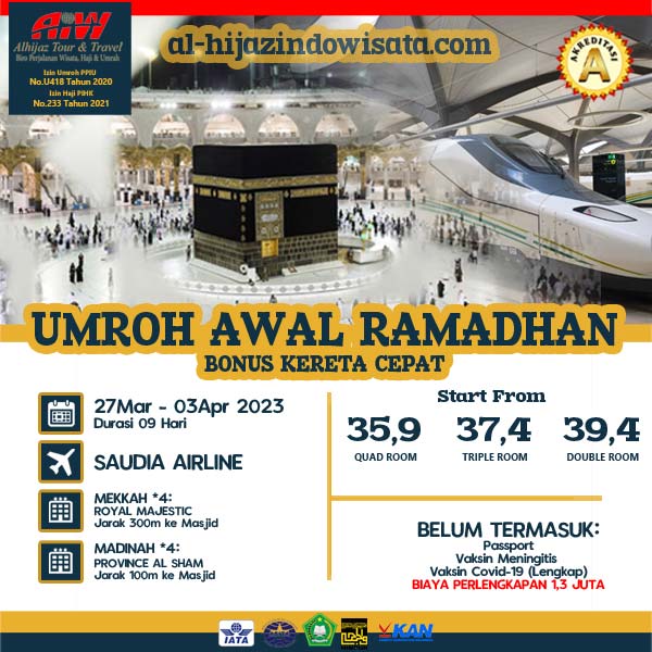 Umroh Ramadhan 2023 Plus Turki